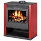 Multi Fuel Boiler Stove Victoria 05 Rubin BO, Red, 13kW | Multi Fuel Stoves With Back Boiler | Stoves |