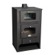 Wood burning stove with oven Zvezda GF 16.5kW, Log | Wood Burning Stoves | Stoves |