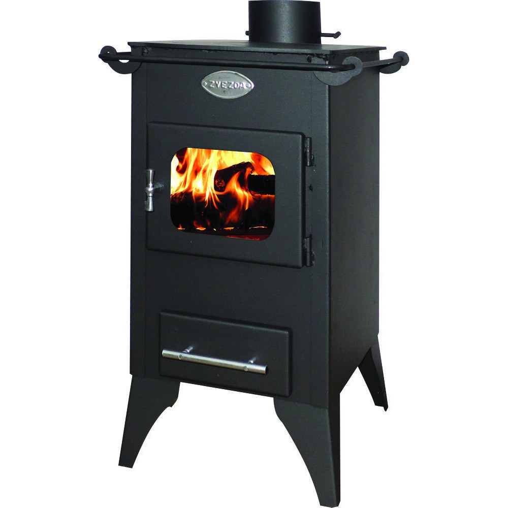 Wood burning stove Zvezda Retro 6kW, Log | Wood Burning Stoves | Stoves |