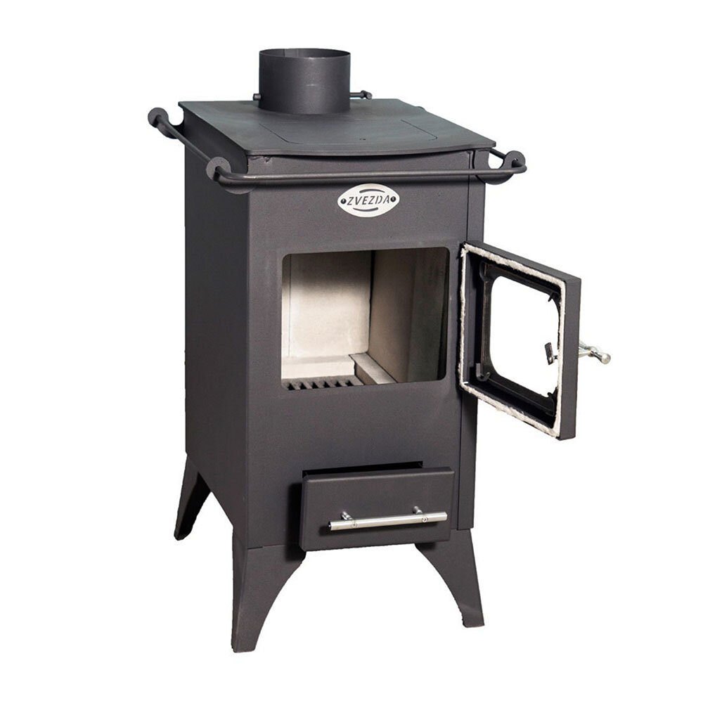 Wood burning stove Zvezda Retro 6kW, Log | Wood Burning Stoves | Stoves |