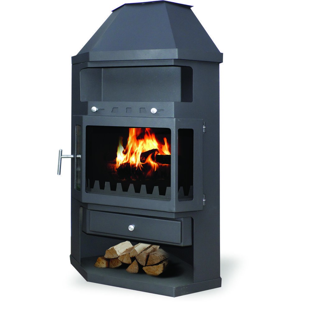 Wood burning stove Zvezda Fantasia 10.6kW, Log