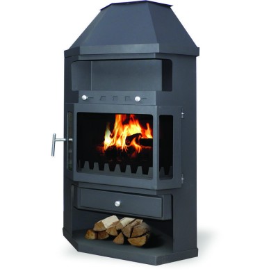 Wood burning stove Zvezda Fantasia 10.6kW, Log - Stoves