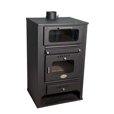 Wood burning boiler stove with oven Zvezda GF VR 16, 24kW - 