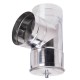 Flue kit for pellet stove, Stainless steel AISI 304, 80-120mm | Flue Kits | Chimney |