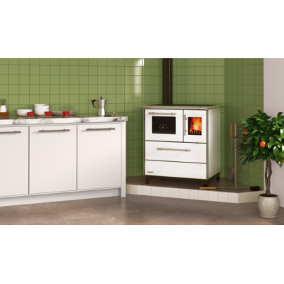 Wood cooker stove Alfa Plam Donna 70 White, 5kW - Product Comparison
