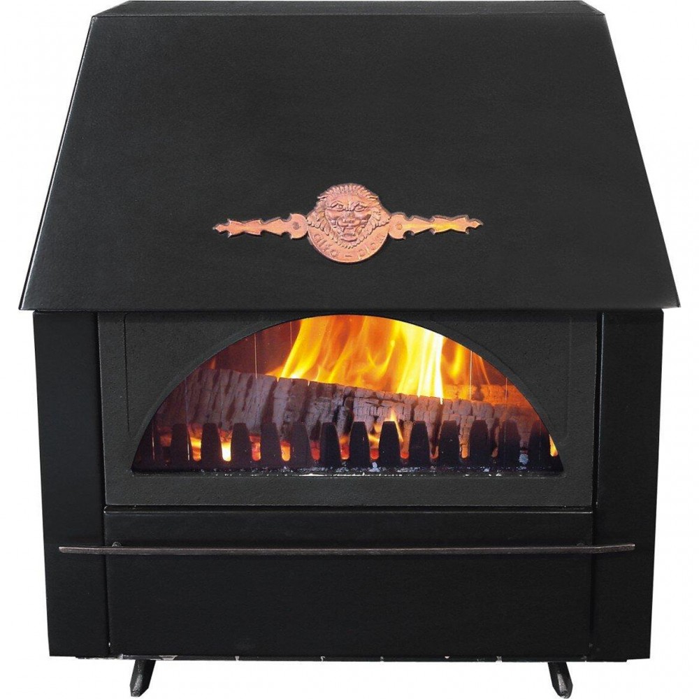 Wood burning stove with back boiler Alfa Plam Rustikal E, 14kW | Multi Fuel Stoves With Back Boiler | Stoves |