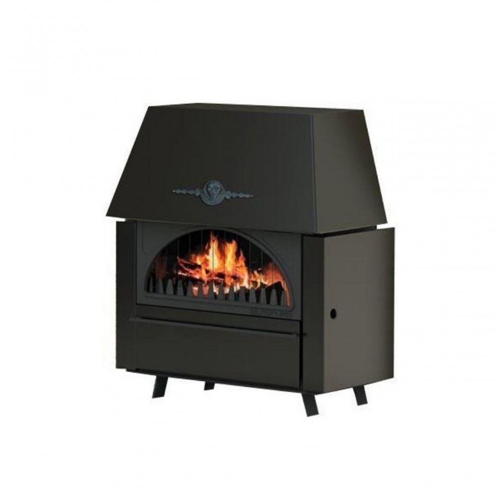 Wood burning stove with back boiler Alfa Plam Rustikal E, 14kW | Multi Fuel Stoves With Back Boiler | Stoves |