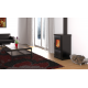 Wood burning stove Alfa Plam Lara 8kW Black, Log | Wood Burning Stoves | Stoves |