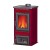 Wood burning stove Alfa Plam Lara Red 8kW, Log