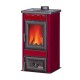 Wood burning stove Alfa Plam Lara Red 8kW, Log | Wood Burning Stoves | Stoves |