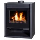 Wood Burning Stove Victoria 05 Rubin Lux, Black, 13kW, Log | Wood Burning Stoves | Stoves |