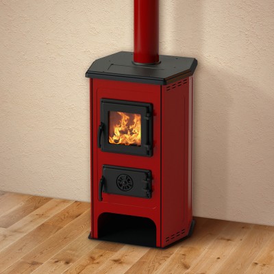 Wood burning stove MBS Hit Red 11kW, Log - Product Comparison