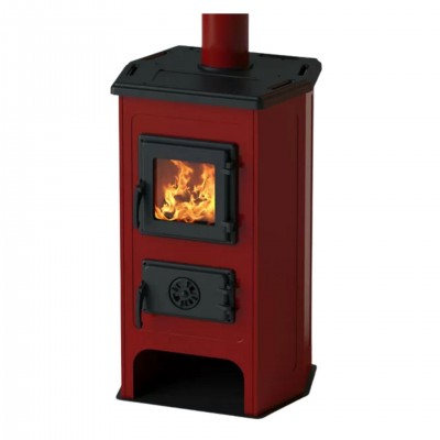 Wood burning stove MBS Hit Red 11kW, Log - Stoves