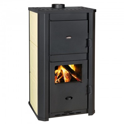 Multi Fuel Stove With Back Boiler Prity WD W29 D, 31.5kW - Wood