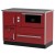 Wood cooker stove with back boiler Alfa Plam Alfa Term 35 Red-Right, 32kW