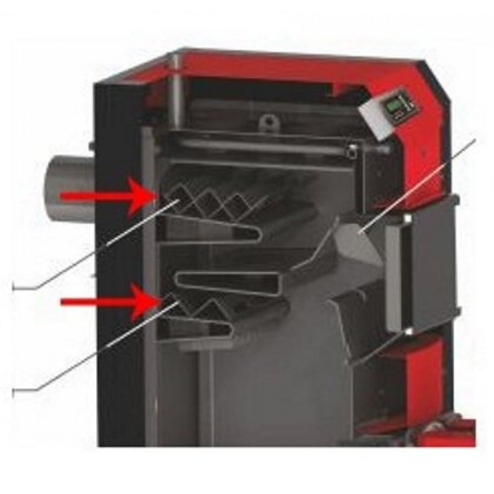 Turbulator set for wood stove furnace Sunsystem Burnit NWB PRIME 20 | Combustion Chamber for Boilers | Boiler Parts |
