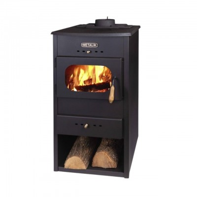 Wood burning stove Metalik Hit Cast iron with cast iron top, 8.6 kW - Stoves
