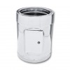 Twin wall inspection element, Stainless steel AISI 304, Straight, Insulated, Ф130-180 - Ф350-500