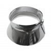 Flue Collar / Flange Pitch 8° up to 30° for Flue Pipe Top Plate, Stainless steel AISI 304, Diameter 180mm