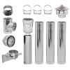 Flue kit Stainless steel Insulated Ф130 (inner diameter), 4.7m