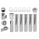 Chimney kit Stainless steel Insulated Ф250 (inner diameter), 6.7m | Flue Kits | Chimney |