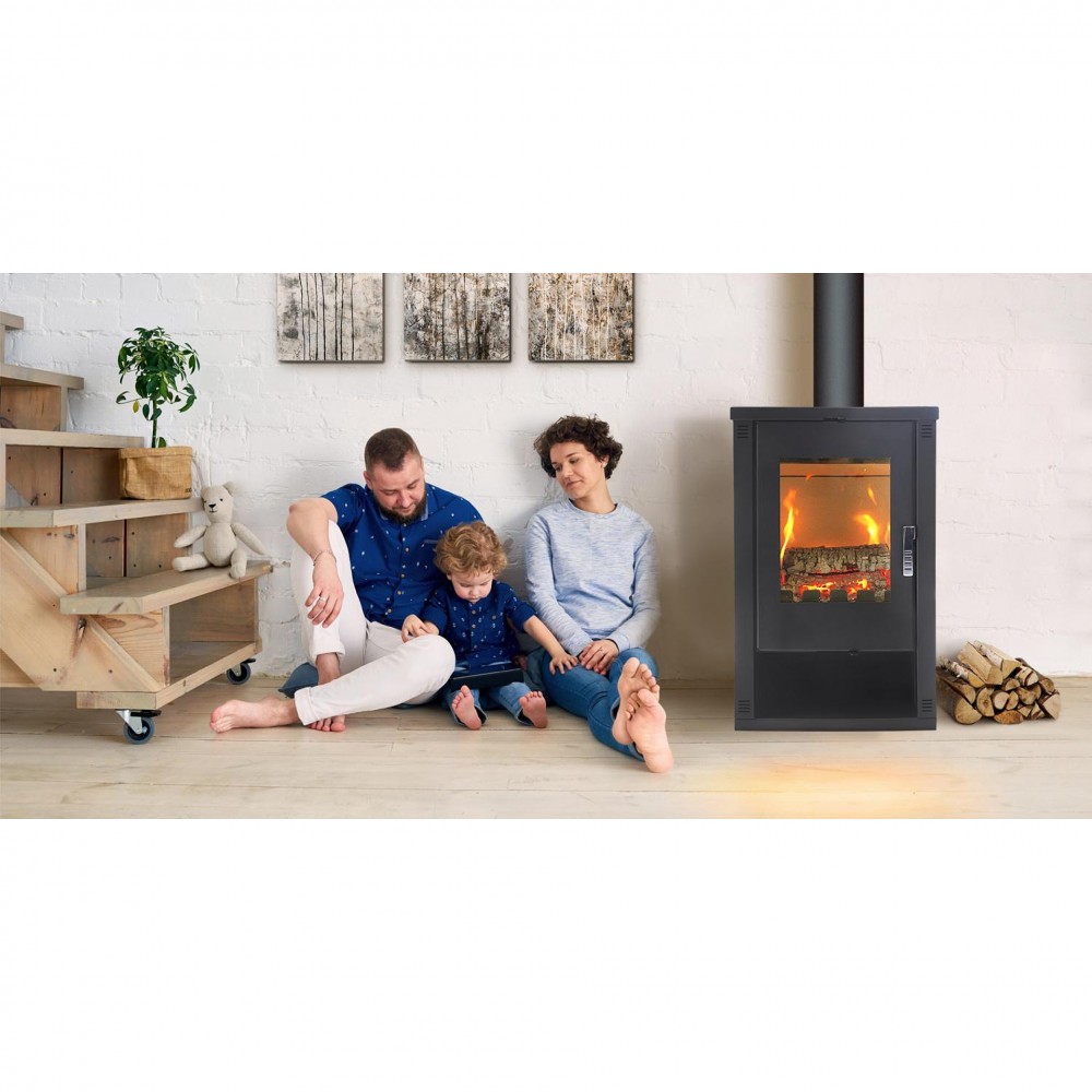 Wood burning stove Verso Lheia Ivory, 7.5 kW | Wood Burning Stoves | Stoves |