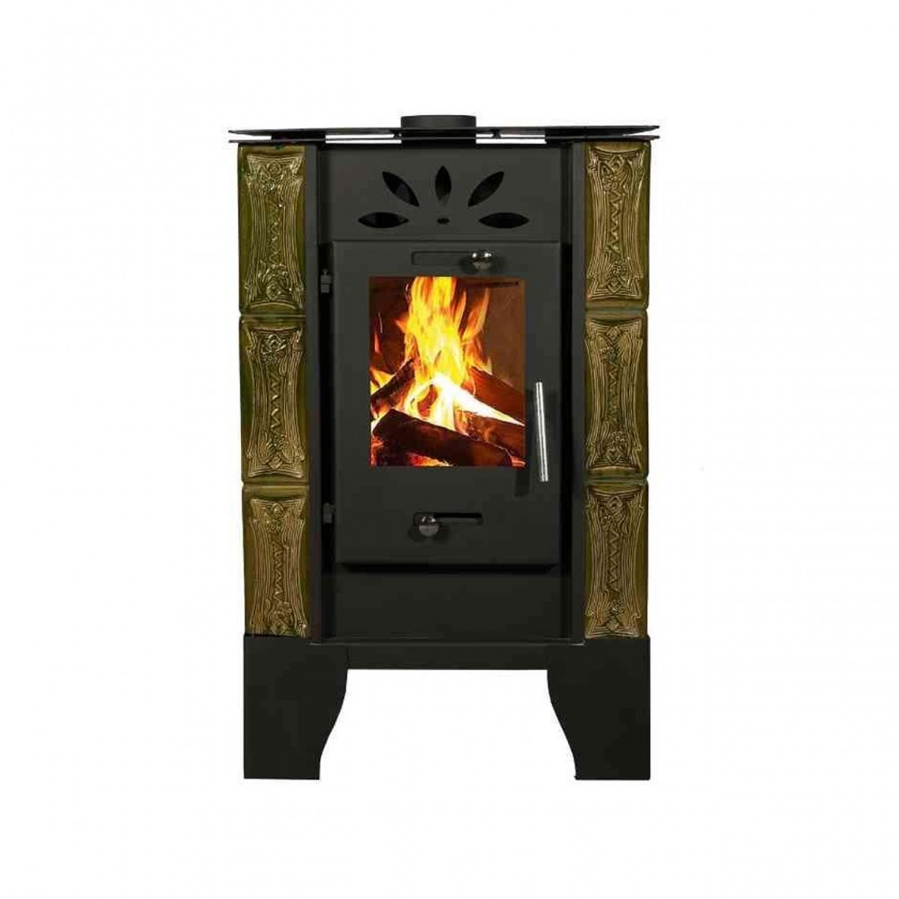 Wood burning stove Horvat Thetford TK6-3 Olive Green, 6.5 kW | Wood Burning Stoves | Stoves |