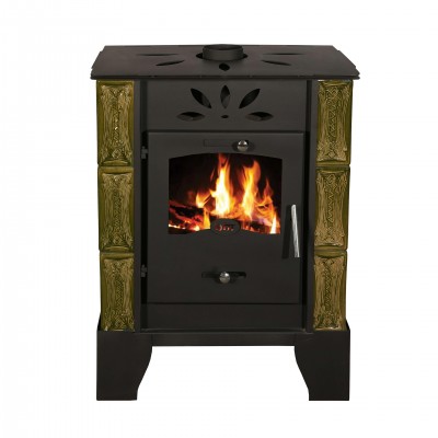 Wood burning stove Horvat Thetford TK9-3, Green 9 kW - Stoves