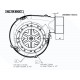 Smoke extractor fan 162m³/h 57W 310Pa | Fans and Blowers | Pellet Stove Parts |