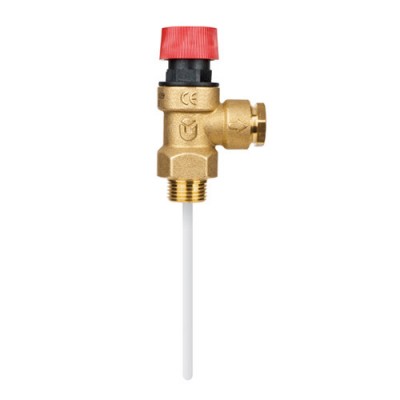 Double function safety valve temperature and pressure, Size ⌀18 x 1/2" - Plumbing