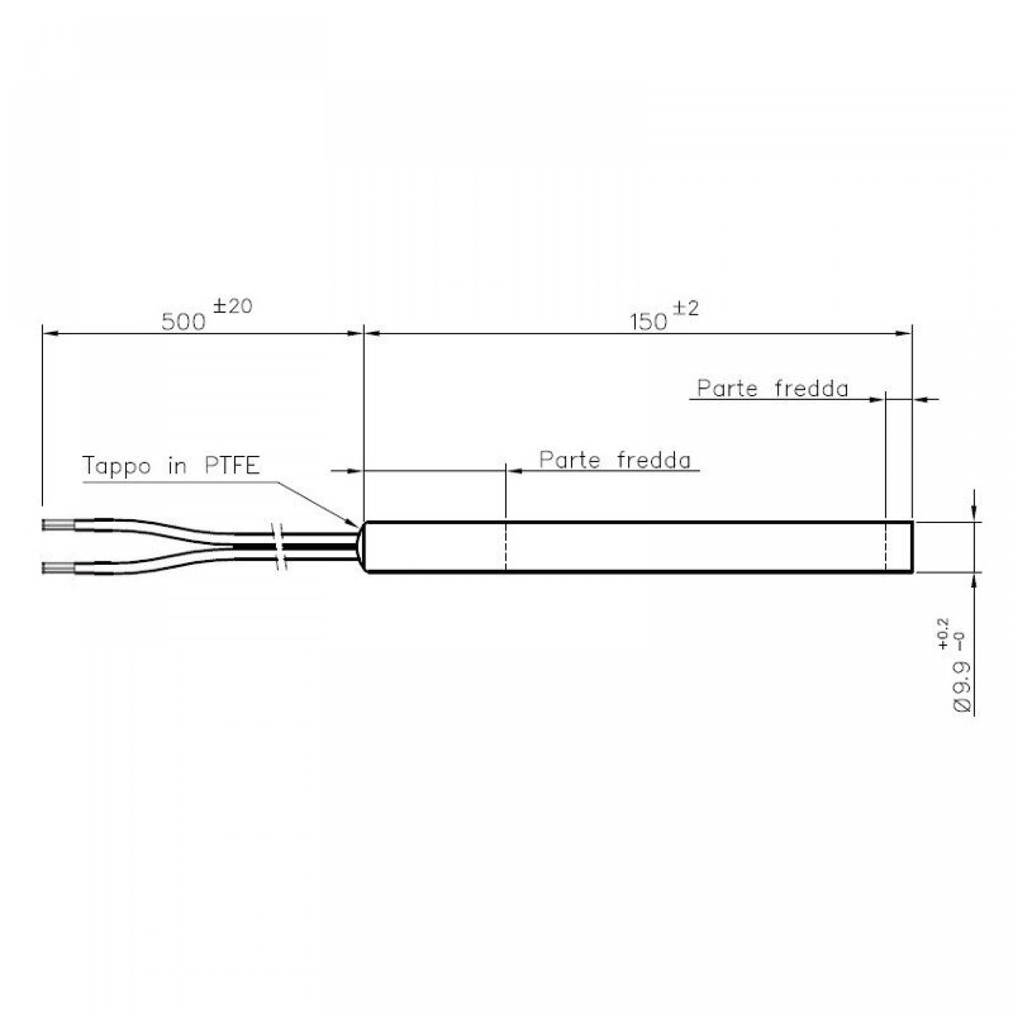 Heating element for pellet stoves GP Termocamini and others, total
