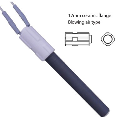 Ceramic igniter / heating element for pellet stoves Palazzetti and others, total length 113mm, 260W - Spare Parts