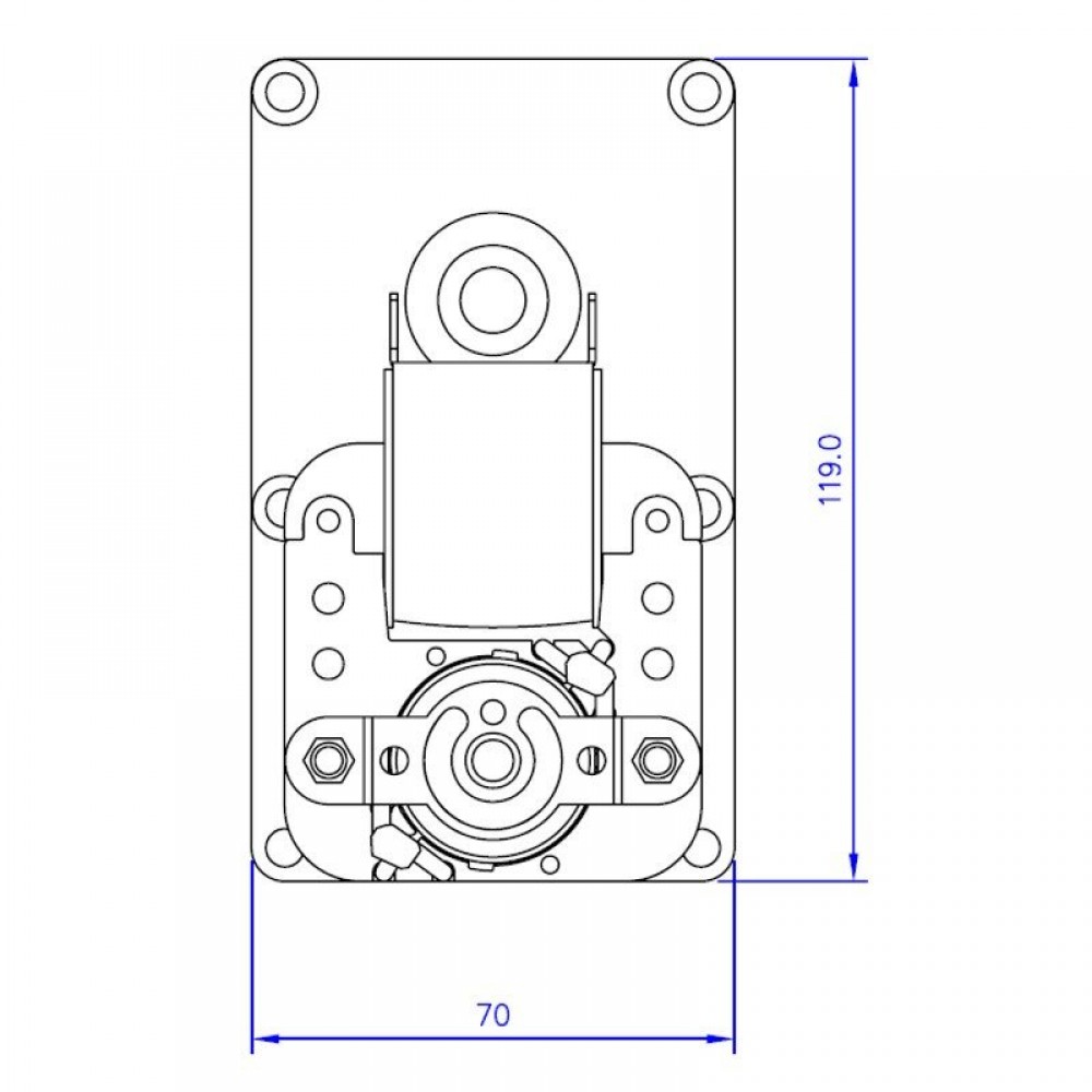 Gear motor Mellor FB1192, 1.26RPM | Gear Motors | Pellet Stove Parts |