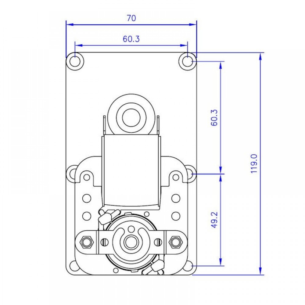 Gear motor Mellor FB1268, 1.5RPM | Gear Motors | Pellet Stove Parts |