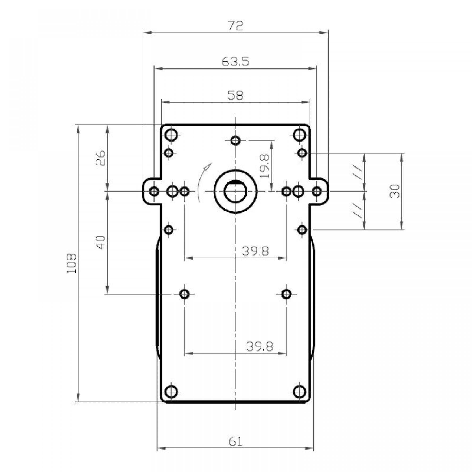 Réducteur De Moteur Pour Poêle à Granulés KENTA K9117304 - 12 Tr/min - 8,5mm - Neuf
