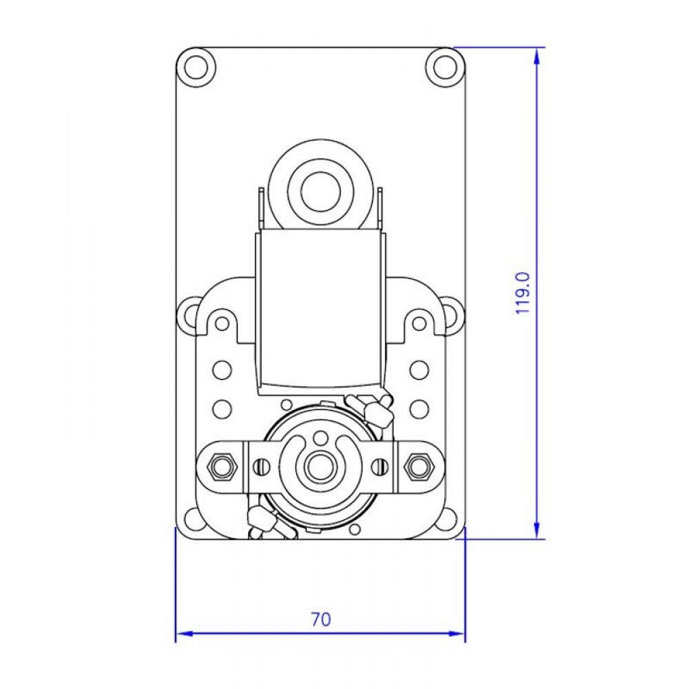 Gear motor Mellor FB1183, 2RPM | Gear Motors | Pellet Stove Parts |