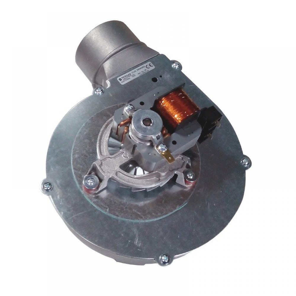 Smoke extractor Fergas for pellet stoves Ecoteck, Ferroli, Edilkamin, MCZ, Palazzetti, Ravelli, Royal, Maximum airflow 132 m³/h | Fans and Blowers for Pellet Stoves | Pellet Stove Parts |