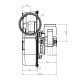 Smoke extractor Fergas for pellet stoves Ecoteck, Ferroli, Edilkamin, MCZ, Palazzetti, Ravelli, Royal, Maximum airflow 132 m³/h | Fans and Blowers for Pellet Stoves | Pellet Stove Parts |