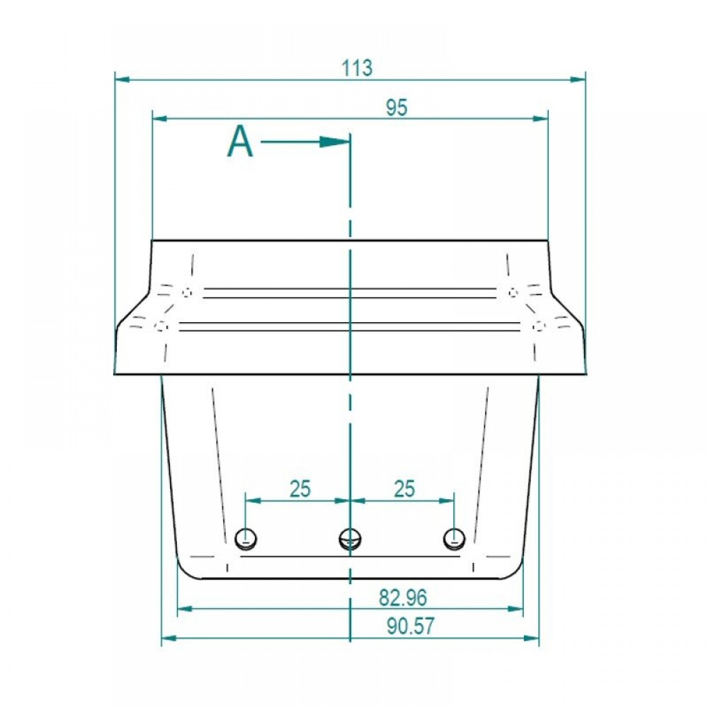 Cast iron Burn pot for pellet stove, 113 x 93mm | Combustion Chamber Grate Pots | Combustion Chamber |