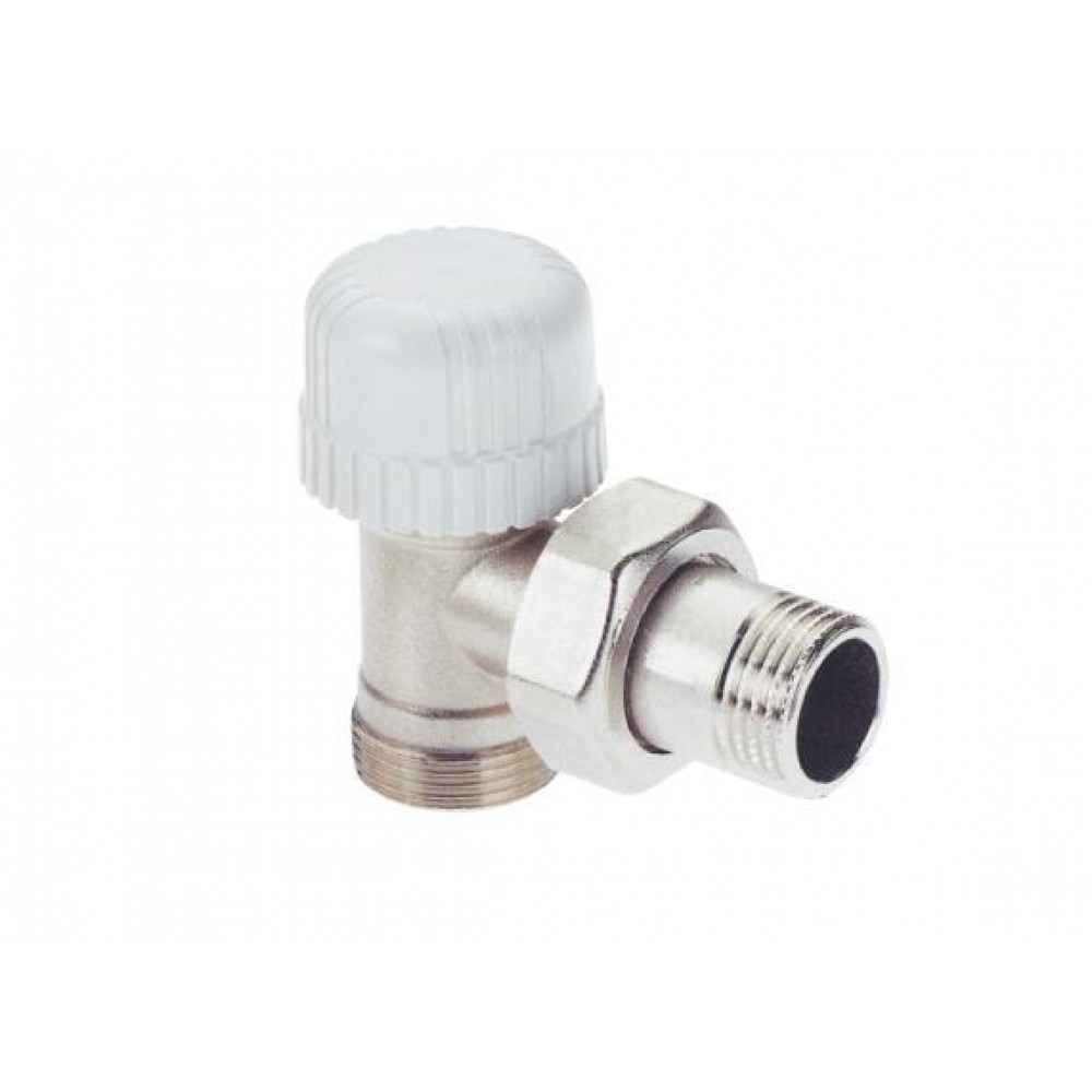 Radiator valve angled ICMA 772 for Thermostatic head (M28x1.5), for Adapter Ф16*1/2"