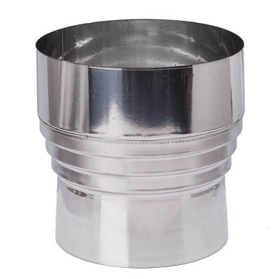 Flue pipe increasing/reducing adapter, Stainless steel AISI 304, Ф80F-130M - Ф300M-350F - Chimney