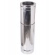 Telescopic twin wall flue pipe, Stainless steel AISI 304, Straight, Insulated, Length 51 - 90cm, Ф100-150 | Twin Wall Flue | Chimney |