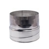 Adaptor for flexible flue, Stainless steel AISI 304, Male, Ф200