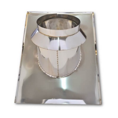 Residential flashing for inclined roof, Stainless steel AISI 304, Ф80-Ф400 - Spiroduct