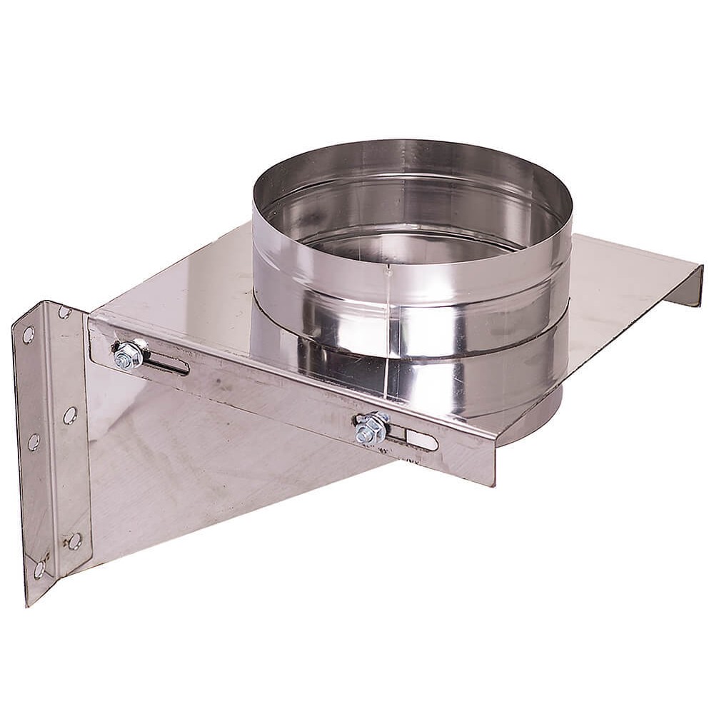 Adjustable wall support, Stainless steel AISI 304, Ф130-Ф500