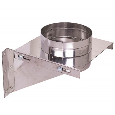Adjustable wall support, Stainless steel AISI 304, Ф250 - Installation Elements