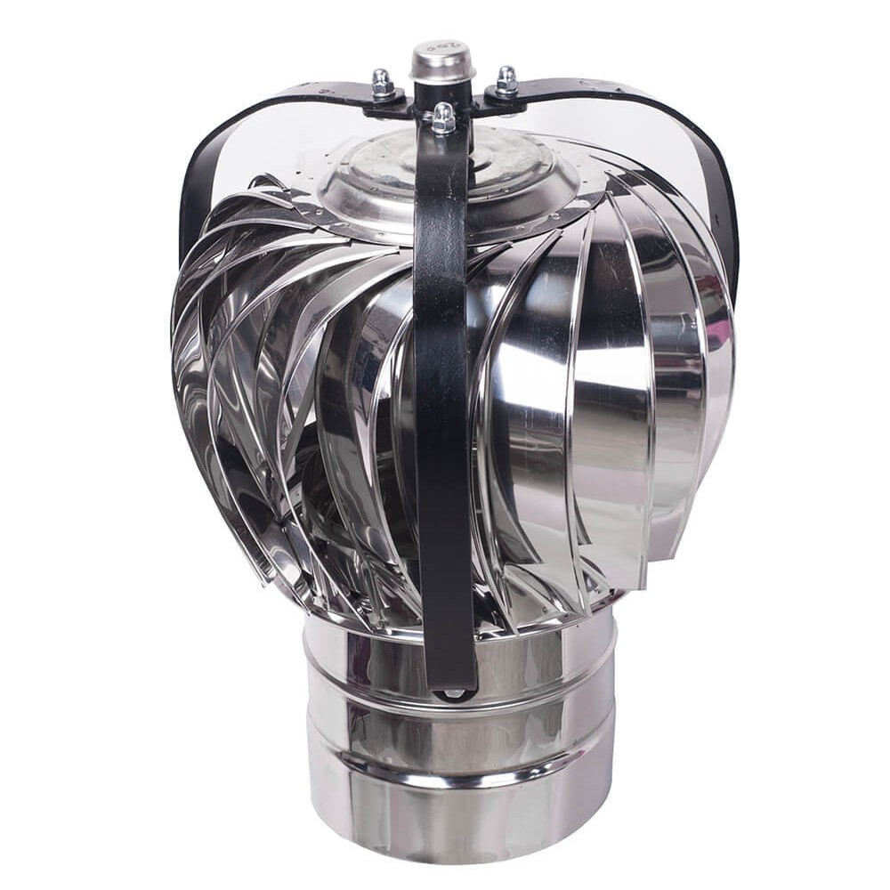 Aspiromatic revolving chimney cowl T400, Stainless steel AISI 304, Ф130-Ф350