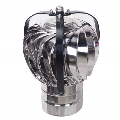 Aspiromatic revolving chimney cowl T400, Stainless steel AISI 304, Ф300 - Chimney Cowls