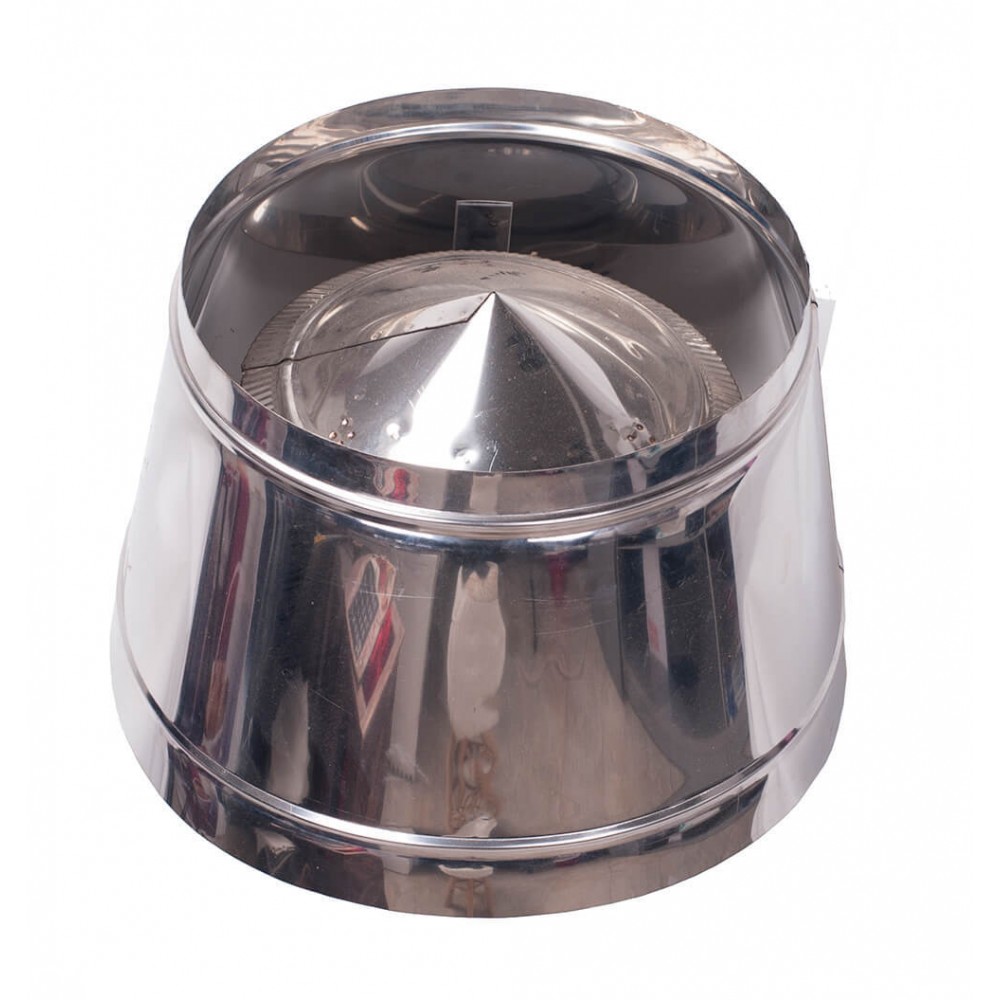 Spark arrestor french bell chimney cowl, Stainless steel AISI 304, Ф230