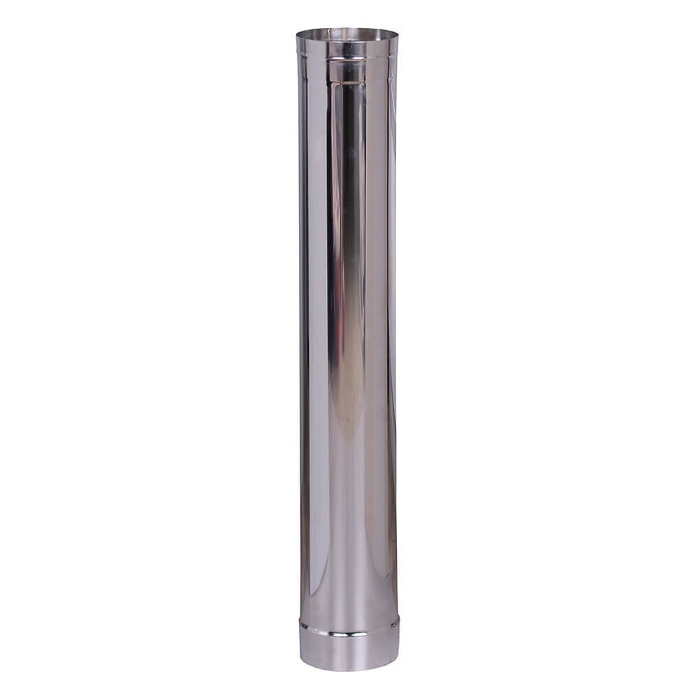 Flue pipe, Stainless steel AISI 304, Straight, Length 1m, Ф80-Ф350 | Flue | Chimney |